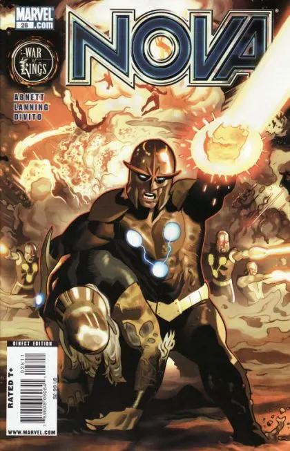 Nova, Vol. 4 #28 Daniel Acuna Regular comic book cover, 2009