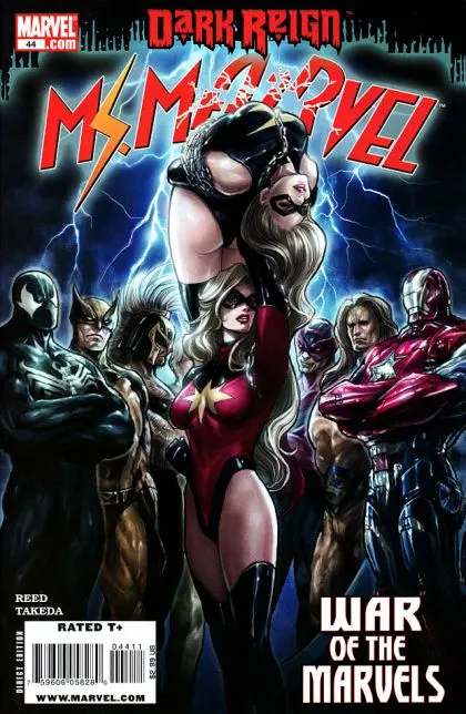 Ms. Marvel, Vol. 2 #44 comic book cover, 2009