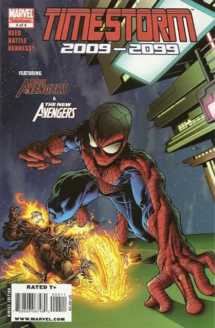 Timestorm 2009 / 2099 #4 comic book cover, 2009