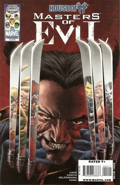 House of M: Masters of Evil #2 Mike Perkins Regular comic book cover, 2009