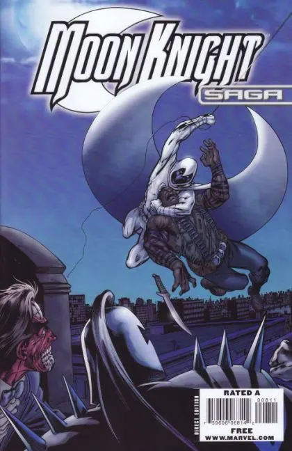 Moon Knight Saga #0 comic book cover, 2009