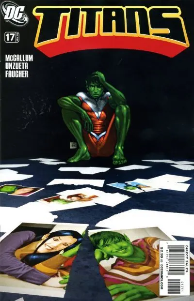 Titans, Vol. 2 #17 comic book cover, 2009