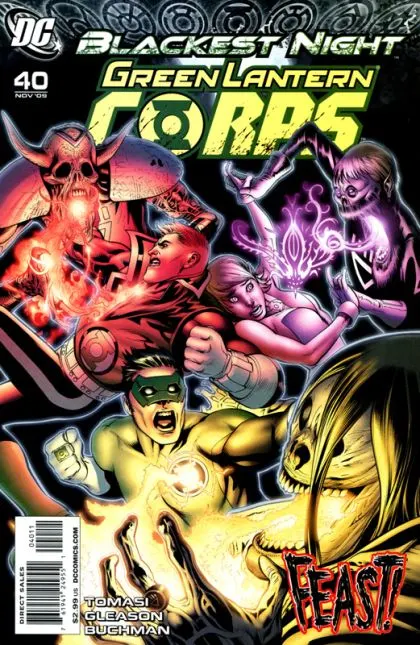Green Lantern Corps, Vol. 1 #40 Patrick Gleason Regular comic book cover, 2009