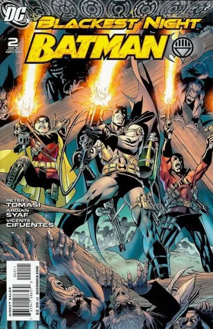 Blackest Night: Batman #2 Andy Kubert Regular comic book cover, 2009