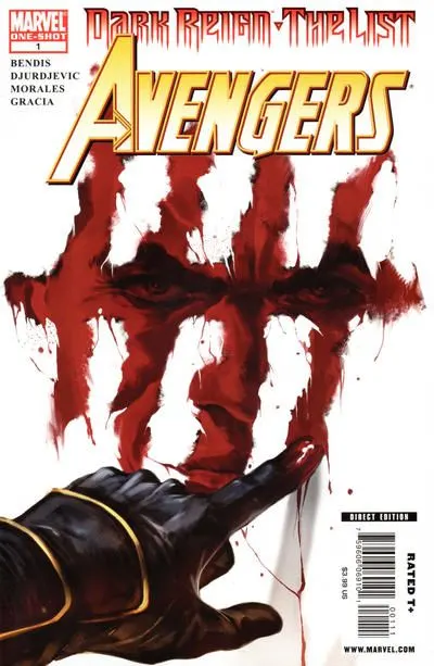 Dark Reign: The List - Avengers #1 Marko Djurdjević Regular comic book cover, 2009