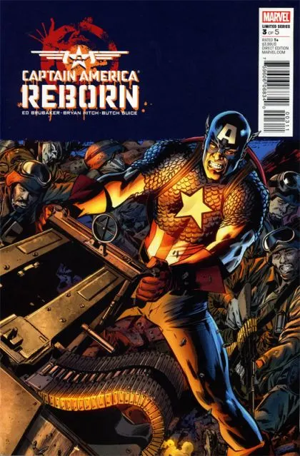 Captain America: Reborn #3 Bryan Hitch Regular Wraparound Cover comic book cover, 2009
