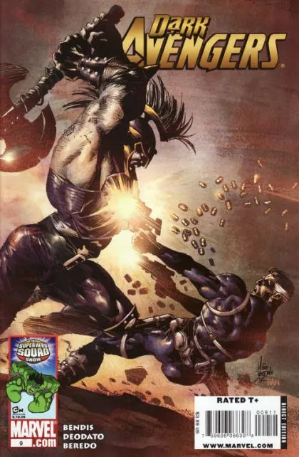 Dark Avengers #9 Direct Edition comic book cover, 2009