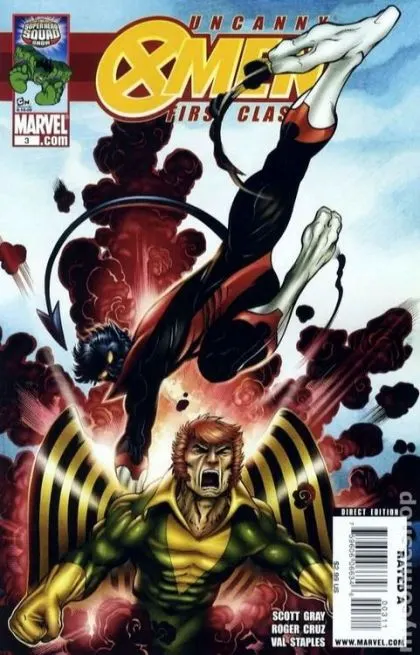 Uncanny X-Men: First Class #3 Ed McGuinness Regular comic book cover, 2009