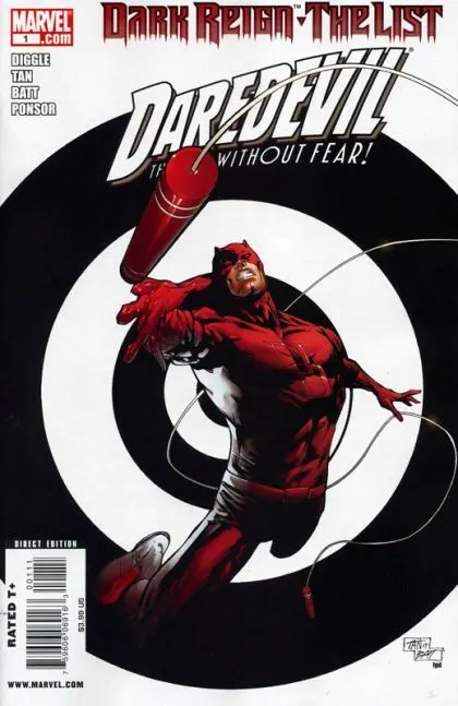 Dark Reign: The List -- Daredevil #1 Billy Tan Regular Cover comic book cover, 2009