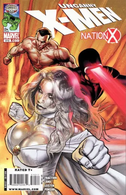 Uncanny X-Men, Vol. 1 #515 Greg Land Regular comic book cover, 2009