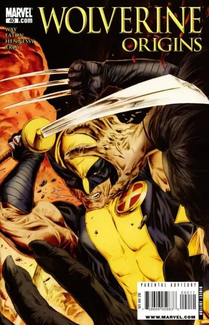 Wolverine: Origins #40 Doug Braithwaite Regular Cover comic book cover, 2009