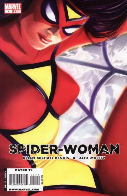 Spider-Woman, Vol. 4 #1 Alex Ross Variant Cover comic book cover, 2009