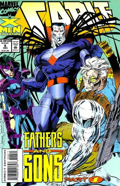 Cable, Vol. 1 #6 Direct Edition comic book cover, 1993