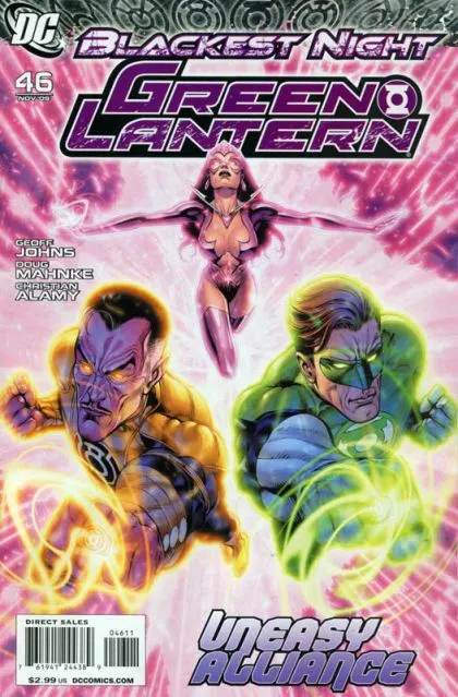 Green Lantern, Vol. 4 #46 Doug Mahnke Regular comic book cover, 2009