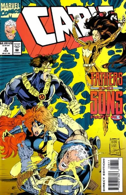 Cable, Vol. 1 #8 Direct Edition comic book cover, 1994