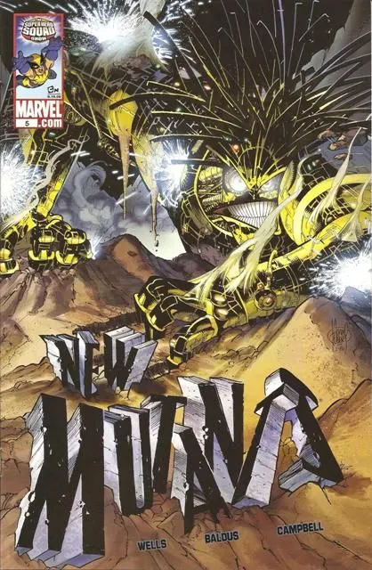 New Mutants, Vol. 3 #5 comic book cover, 2009
