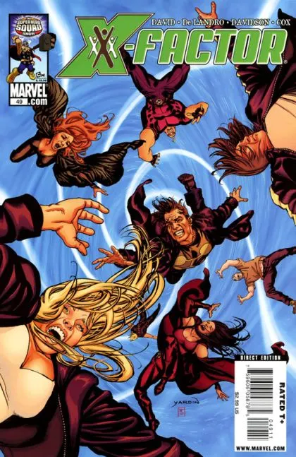 X-Factor, Vol. 3 #49 David Yardin Regular comic book cover, 2009