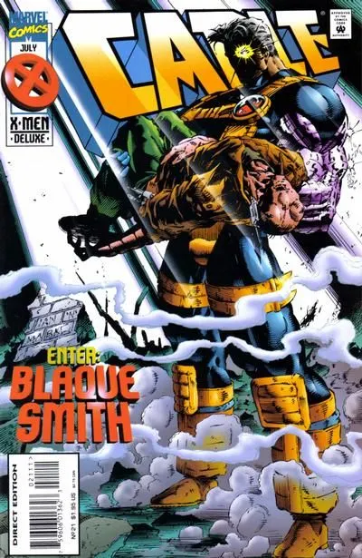Cable, Vol. 1 #21 Direct Edition comic book cover, 1995