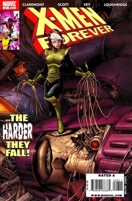 X-Men Forever, Vol. 2 #8 comic book cover, 2009