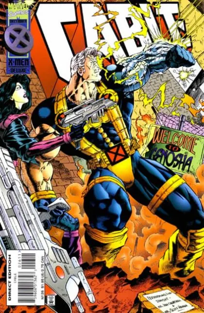 Cable, Vol. 1 #26 Direct Edition comic book cover, 1995
