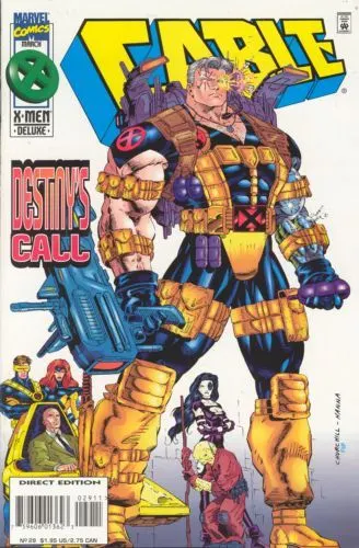 Cable, Vol. 1 #29 Direct Edition comic book cover, 1996