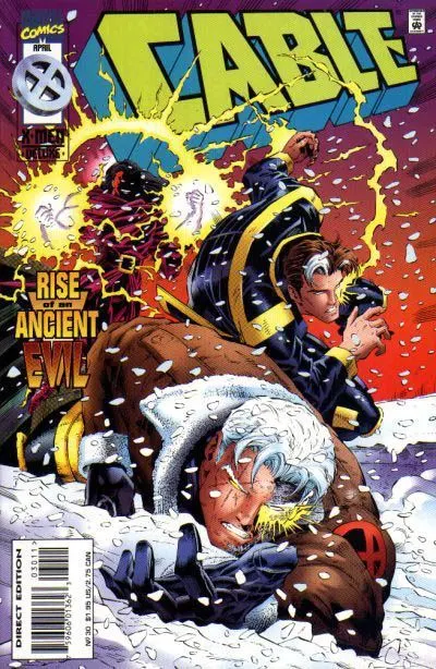 Cable, Vol. 1 #30 Direct Edition comic book cover, 1996