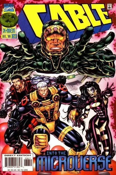 Cable, Vol. 1 #38 Direct Edition comic book cover, 1996