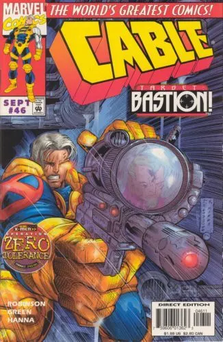 Cable, Vol. 1 #46 Direct Edition comic book cover, 1997
