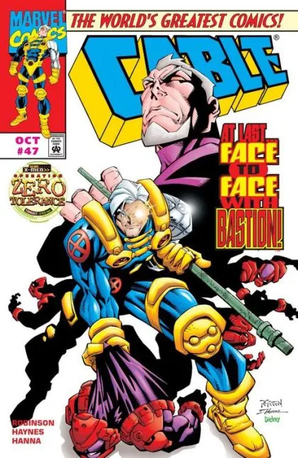 Cable, Vol. 1 #47 Direct Edition comic book cover, 1997