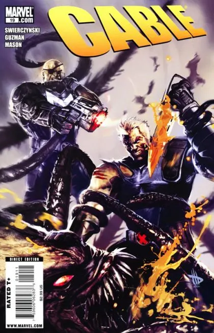 Cable, Vol. 2 #19 Direct Edition comic book cover, 2009