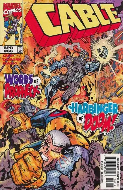 Cable, Vol. 1 #66 Direct Edition comic book cover, 1999