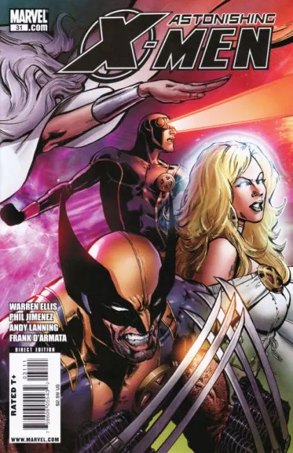 Astonishing X-Men, Vol. 3 #31 Direct Edition comic book cover, 2009