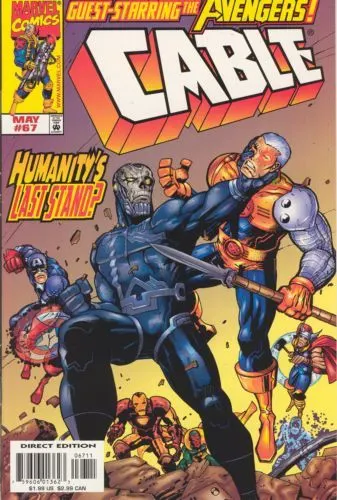 Cable, Vol. 1 #67 Direct Edition comic book cover, 1999