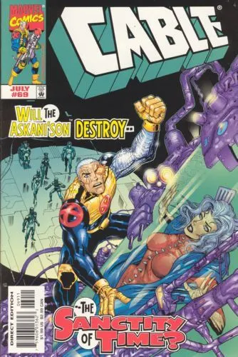 Cable, Vol. 1 #69 Direct Edition comic book cover, 1999
