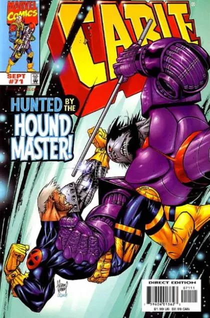 Cable, Vol. 1 #71 Direct Edition comic book cover, 1999