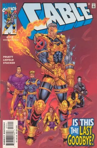 Cable, Vol. 1 #73 Direct Edition comic book cover, 1999