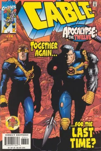 Cable, Vol. 1 #76 Direct Edition comic book cover, 2000