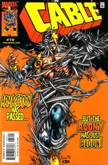 Cable, Vol. 1 #78 Direct Edition comic book cover, 2000