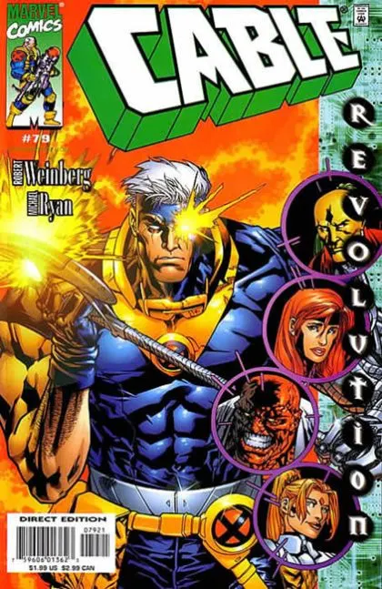 Cable, Vol. 1 #79 Direct Edition comic book cover, 2000