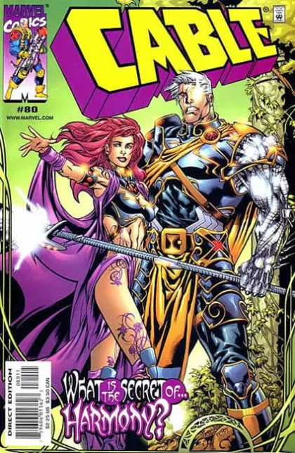 Cable, Vol. 1 #80 Direct Edition comic book cover, 2000