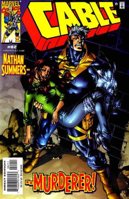 Cable, Vol. 1 #82 Direct Edition comic book cover, 2000