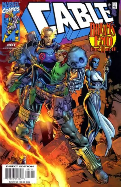 Cable, Vol. 1 #87 Direct Edition comic book cover, 2001