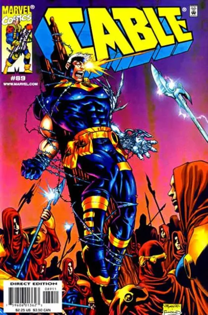 Cable, Vol. 1 #89 Direct Edition comic book cover, 2001