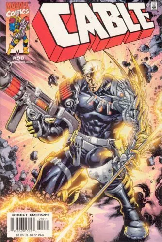 Cable, Vol. 1 #90 Direct Edition comic book cover, 2001