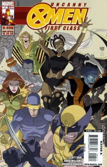 Uncanny X-Men: First Class #4 Roger Cruz Regular comic book cover, 2009