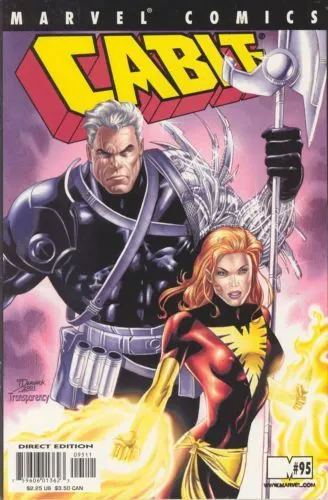 Cable, Vol. 1 #95 Direct Edition comic book cover, 2001