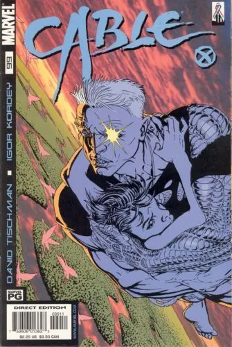 Cable, Vol. 1 #99 Direct Edition comic book cover, 2002