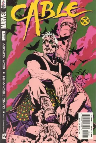 Cable, Vol. 1 #101 Direct Edition comic book cover, 2002