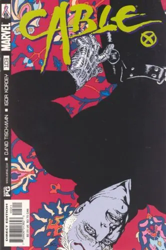 Cable, Vol. 1 #103 Direct Edition comic book cover, 2002