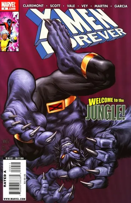 X-Men Forever, Vol. 2 #9 comic book cover, 2009